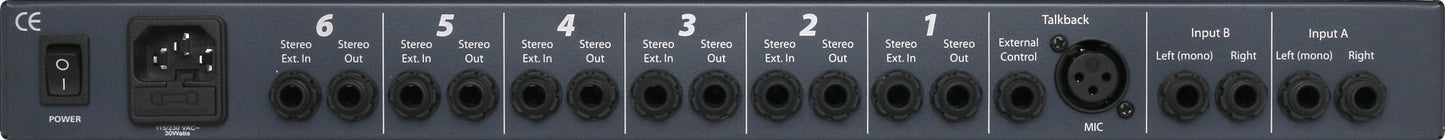 Presonus HP60 Rack Mount 6-Channel Headphone Amplifier