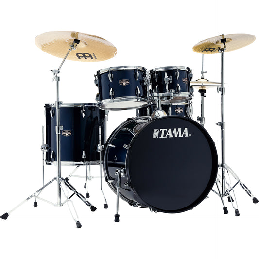 Tama Imperialstar 5-Piece Drum Kit with 22” Bass Drum - Dark Blue