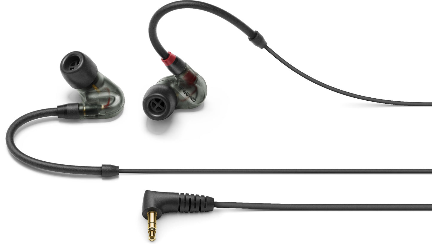 Sennheiser IE 400 Pro In-Ear Monitoring Headphones, Smoky Black