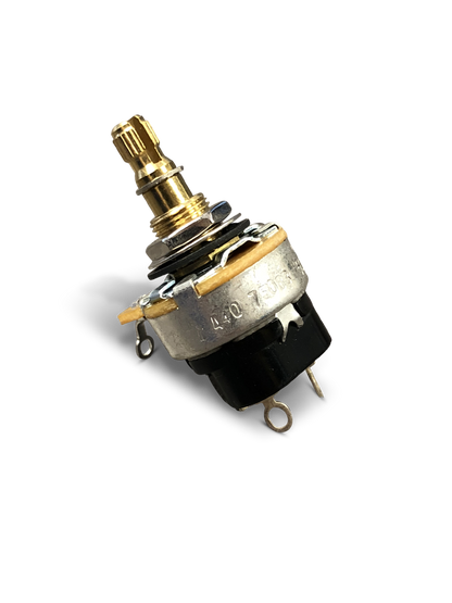 Gibson 500K Ohm Potentiometer Audio Taper with Long Shaft