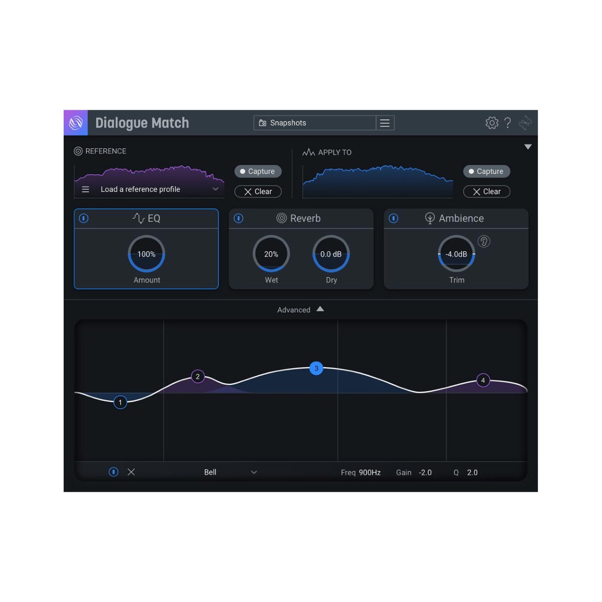 iZotope Dialogue Match Plug-in