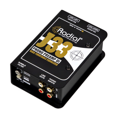 Radial J33 Riaa Turntable Preamp Direct Box