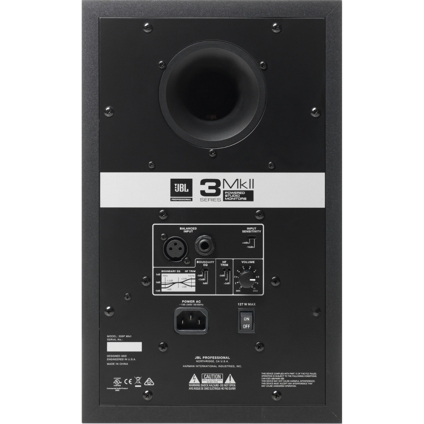 JBL 306P MkII Powered 6.5" Two-Way Studio Monitor
