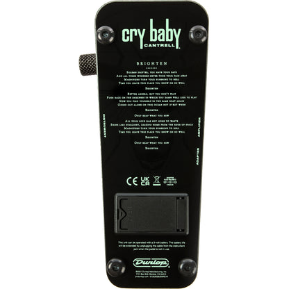 Dunlop Limited-Edition Jerry Cantrell Signature Cry Baby Firefly Wah Pedal