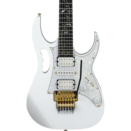 Ibanez Steve Vai Signature JEM7VPWH Premium Series Electric Guitar in White