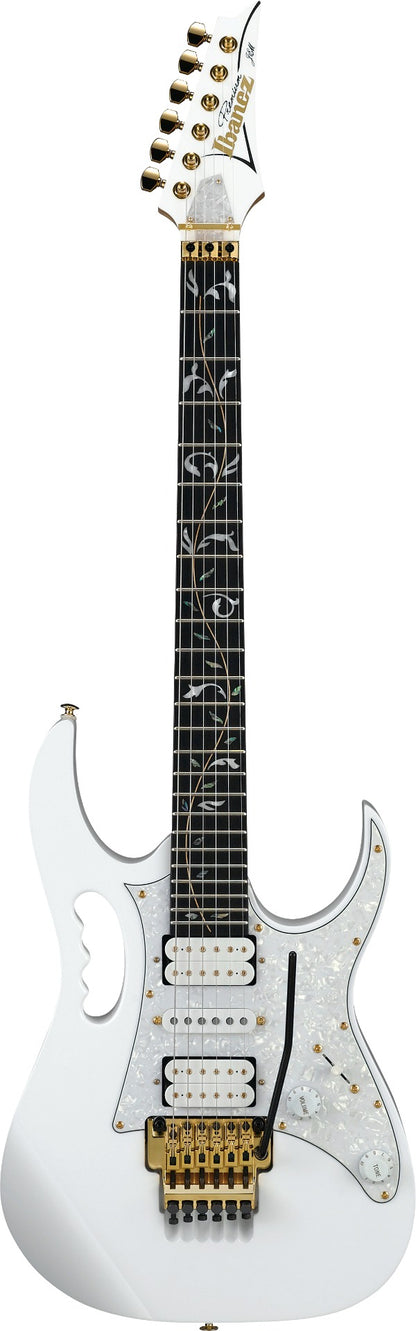 Ibanez Steve Vai Signature JEM7VPWH Premium Series Electric Guitar in White