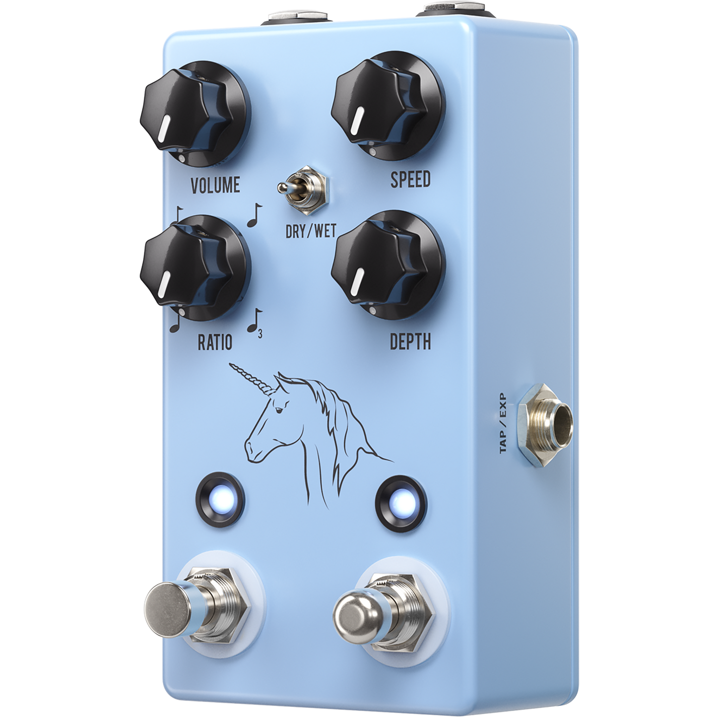 JHS Pedals Unicorn V2 Analog Bulb Driven Univibe Pedal with Tap Tempo