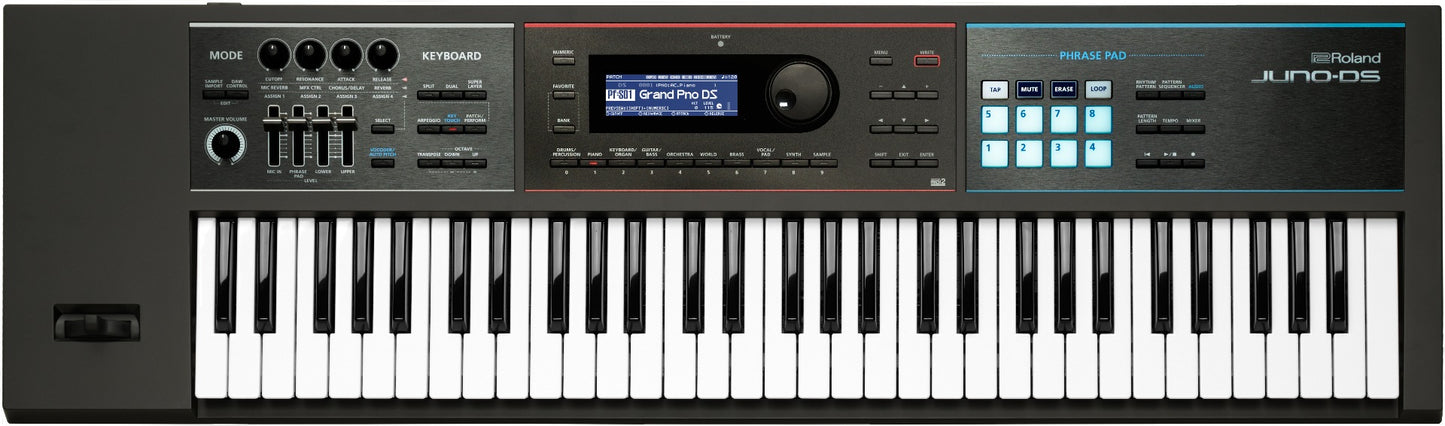 Roland JUNO-DS61 61-key Synthesizer Bundle with Gator Case
