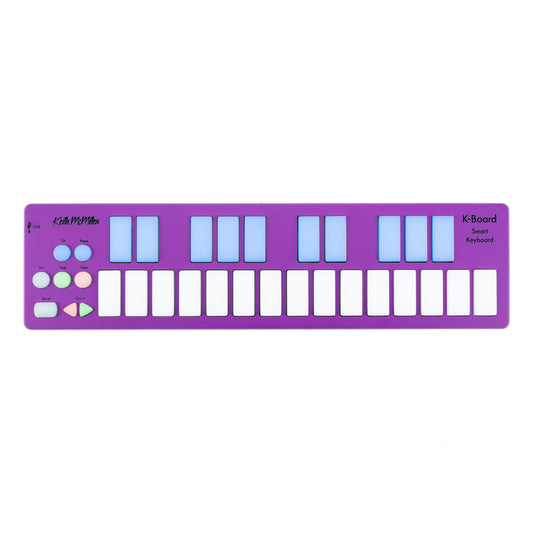 Keith McMillen Instruments K-Board C 25 Key MIDI Keyboard Controller - Orchid