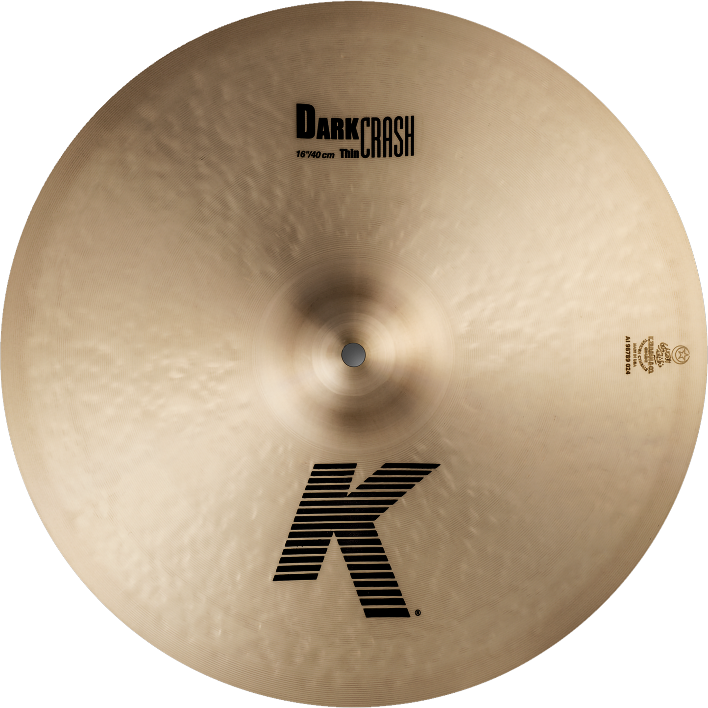 Zildjian 16” K Series Dark Thin Crash Cymbal
