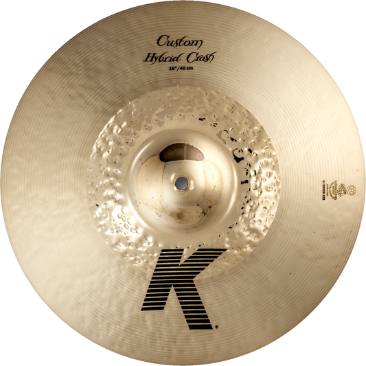 Zildjian 16” K Custom Hybrid Crash Cymbal