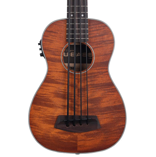 Kala U Bass 20” Scale Bass Ukulele Exotic Mahogany with EQ and Bag