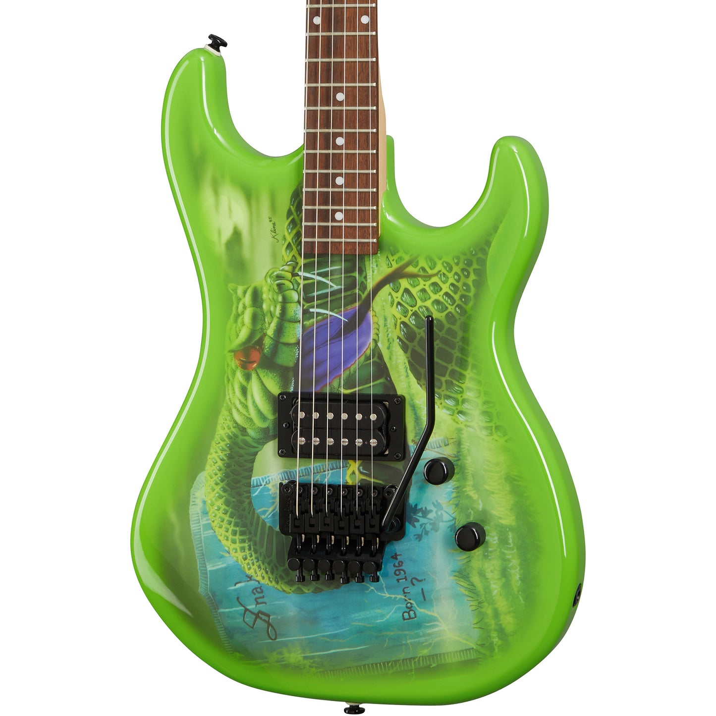 Kramer Snake Sobo Baretta Electric Guitar in Snake Green