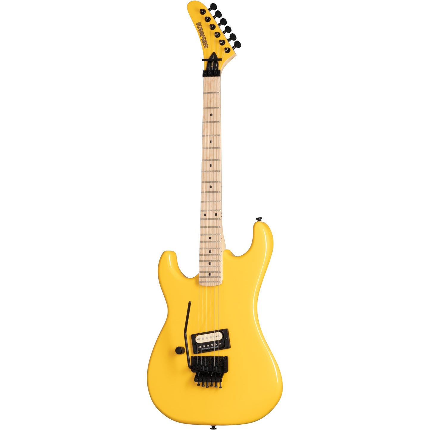 Kramer Baretta Left Handed Electric Guitar in Bumblebee Yellow