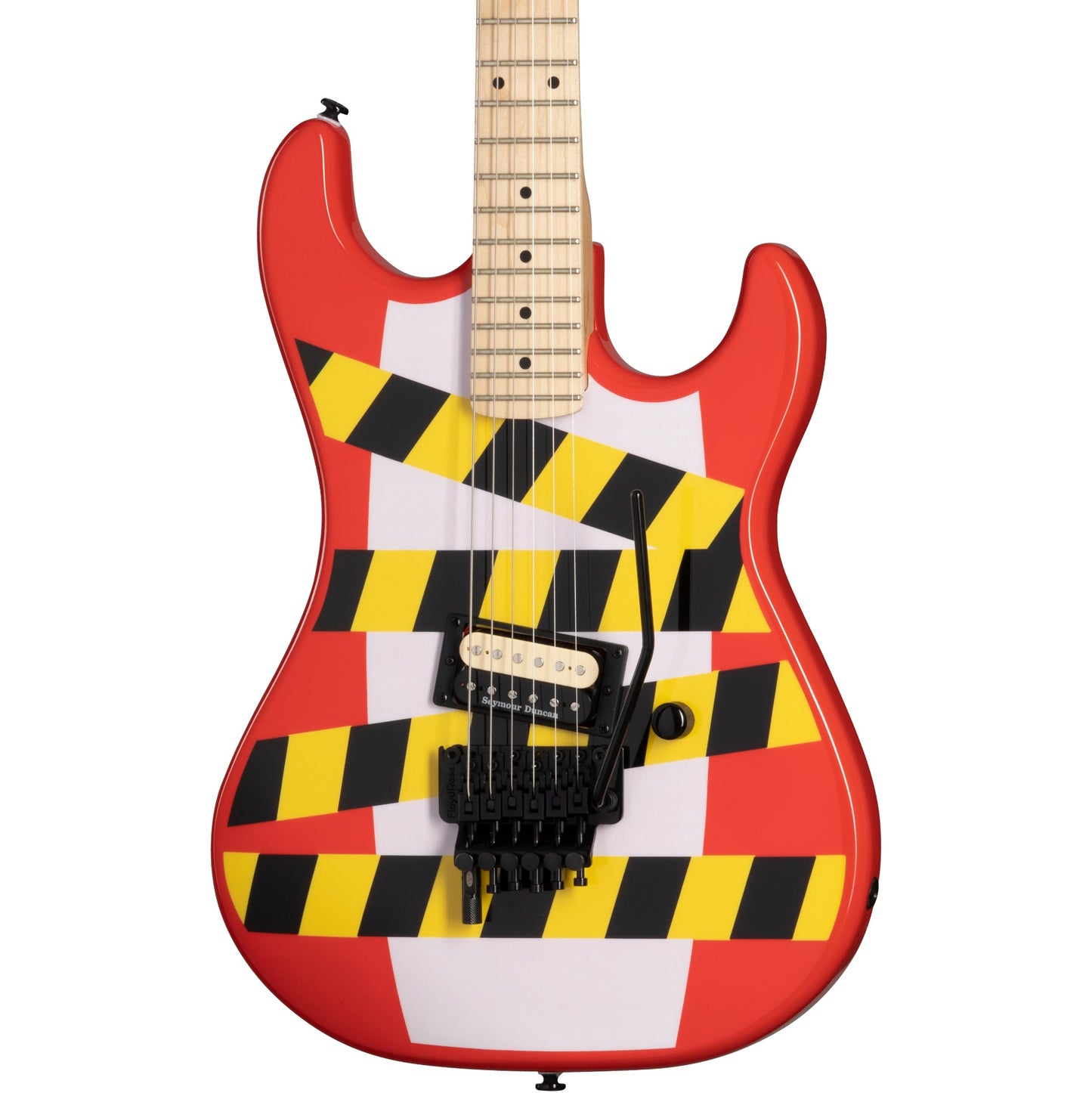 Kramer Baretta Electric Guitar with “Danger Zone” Custom Graphics