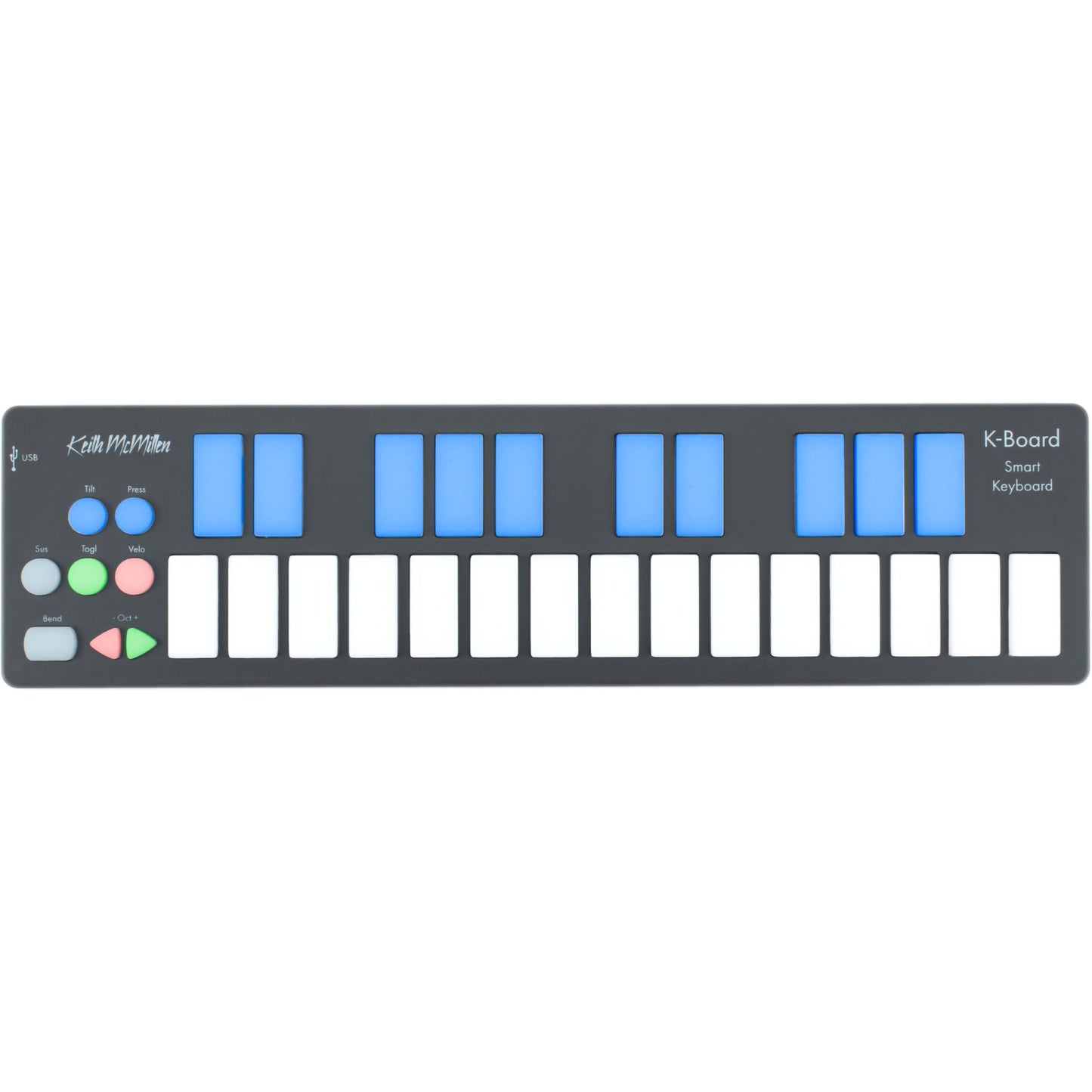Keith McMillen Instruments K-Board C 25 Key MIDI Keyboard Controller - Galaxy
