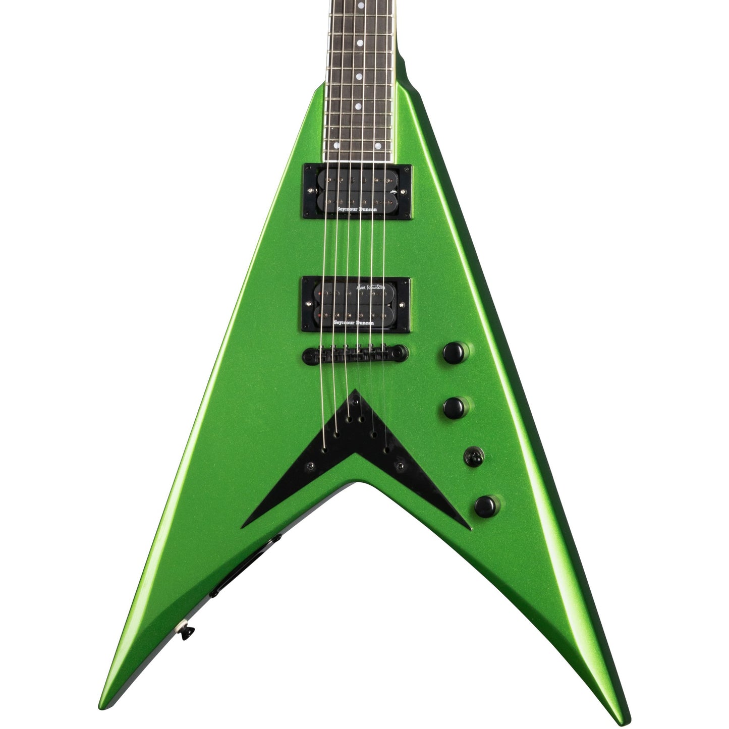 Kramer Dave Mustaine Vanguard Rust in Peace Electric Guitar - Alien Tech Green