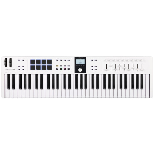 Arturia Keylab Essential 3 61 Key Midi Keyboard - White