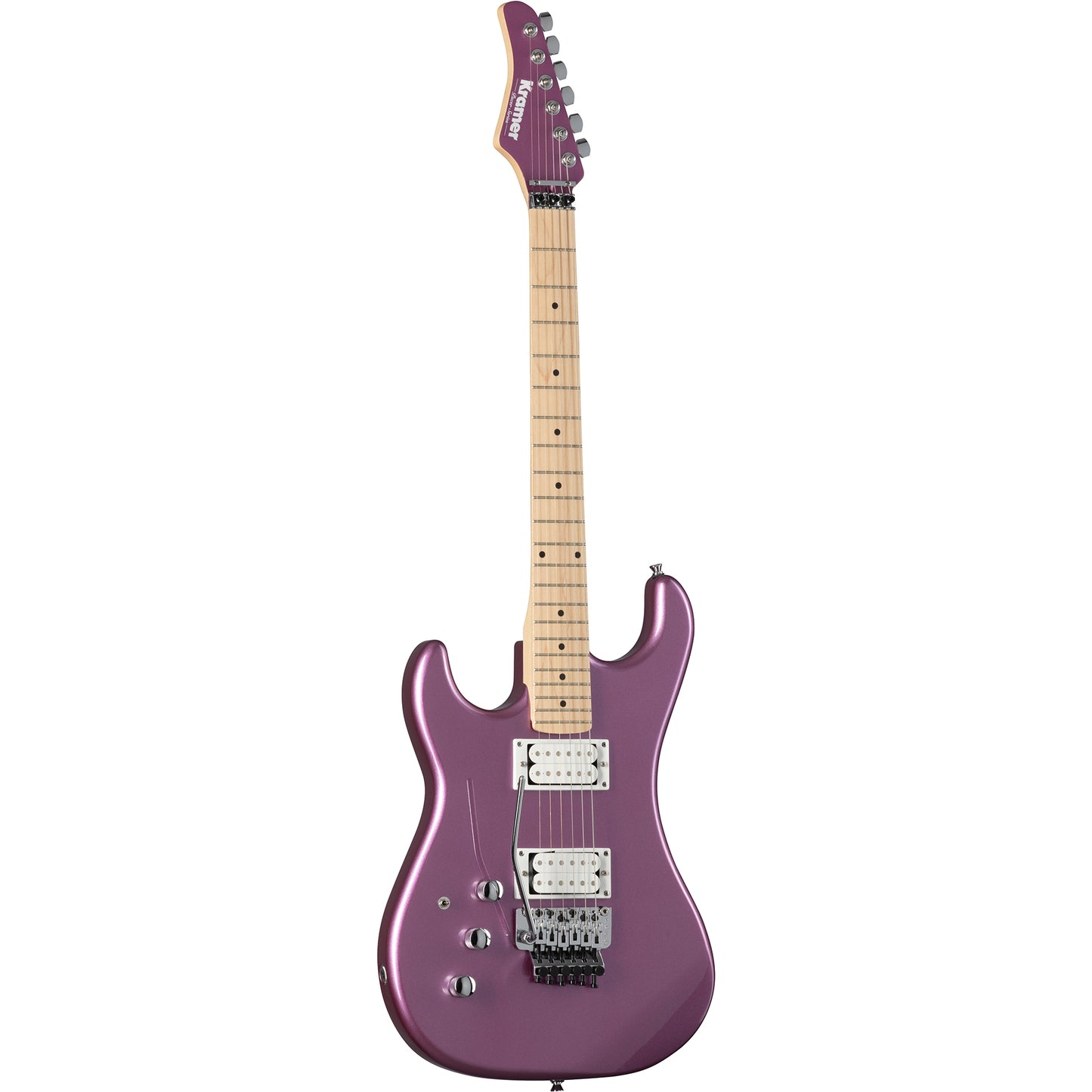 Kramer Pacer Classic Left-Handed Electric Guitar in Purple Passion Metallic