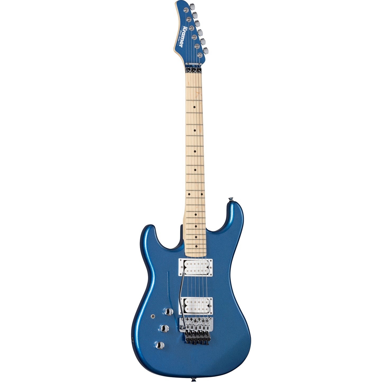 Kramer Pacer Classic Left-Handed Electric Guitar in Radio Blue Metallic