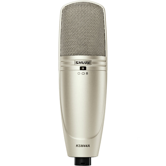 Shure KSM44A Multi-Pattern Dual Diaphragm Microphone (Champagne)