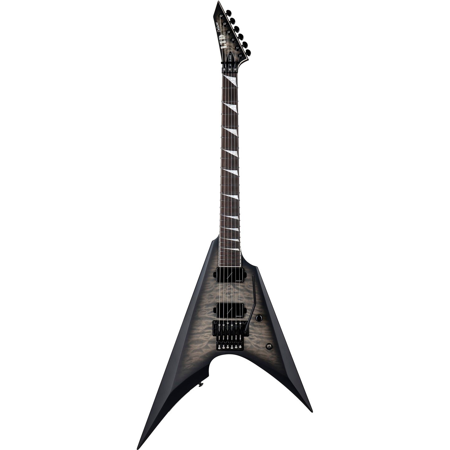 ESP LTD Arrow-1000 Electric Guitar, Charcoal Burst Satin