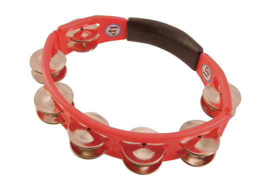 Latin Percussion LP151 Cyclops Tambourine in Red