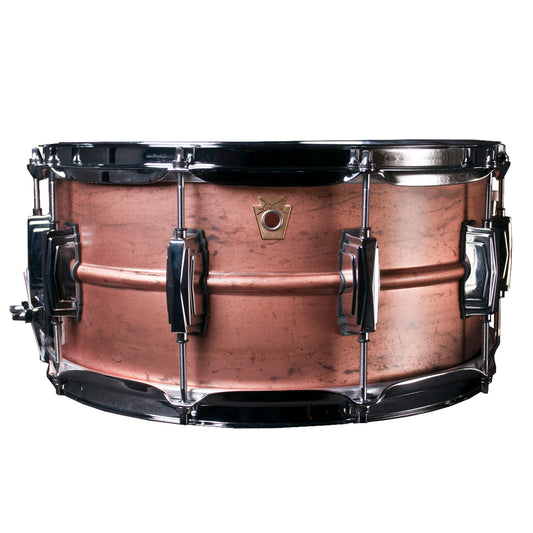 Ludwig Copperphonic 14x6.5 Snare Drum w/ Raw Patina Finish and Imperial Lugs
