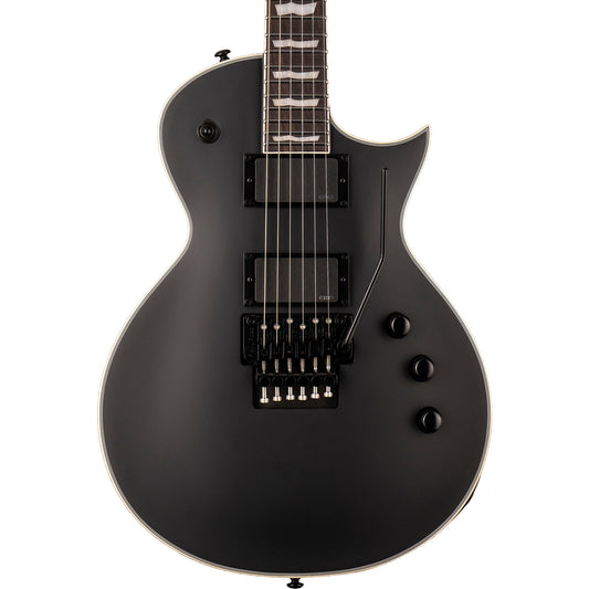 ESP LTD EC-1000FR Floyd Rose Electric Guitar, Black Satin
