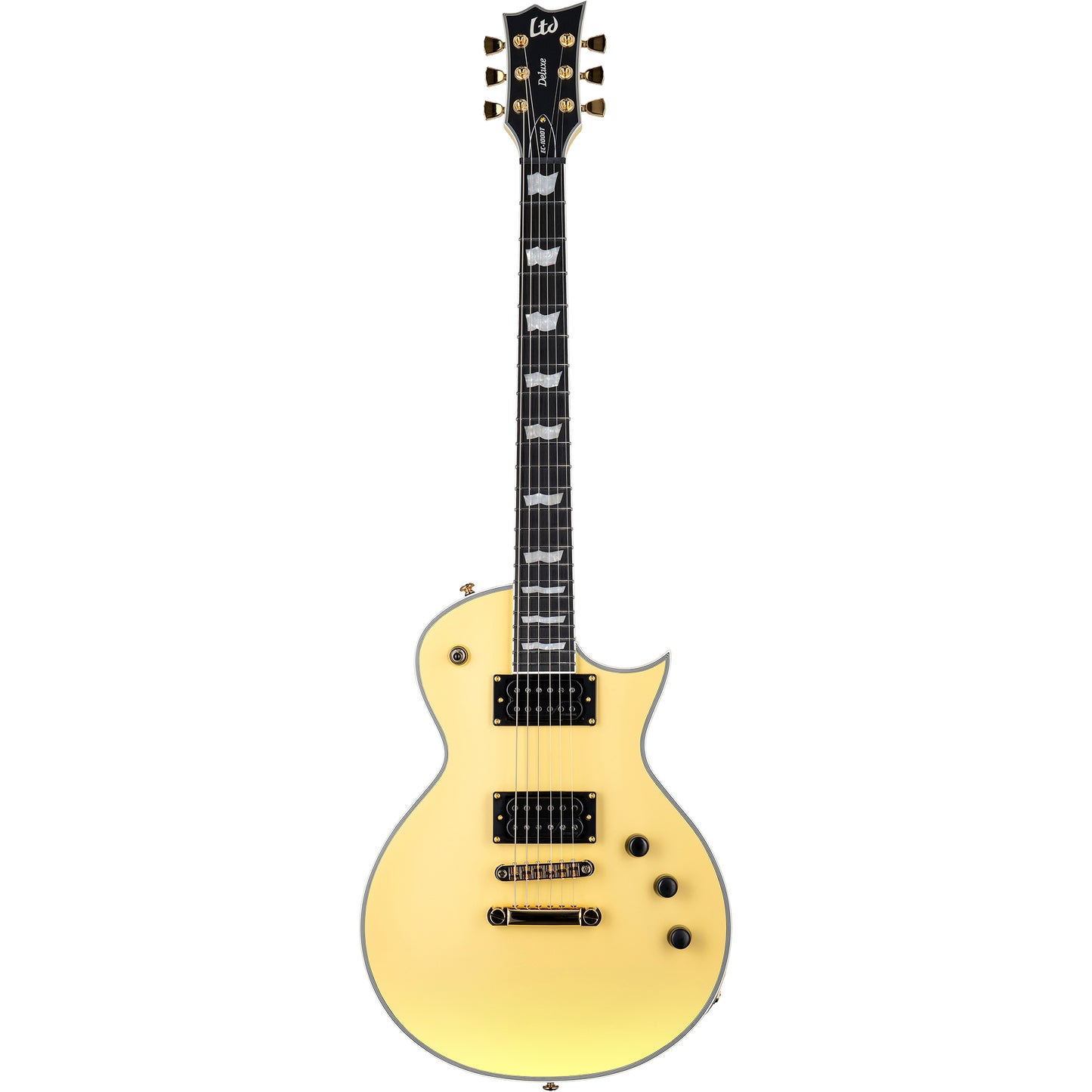 ESP LTD EC-1000T CTM Electric Guitar, Vintage Gold Satin