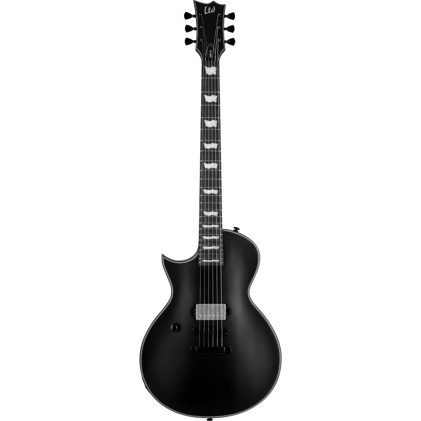 ESP LTD EC-201 Left Handed Electric Guitar, Black Satin