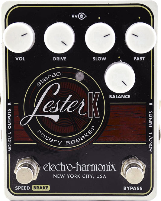 Electro Harmonix Lester K Stereo Rotary Speaker Pedal for Keyboard