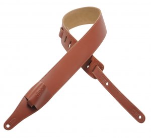 Levy's M17SH Leather Strap with Holder 2.5 Inches in Walnut