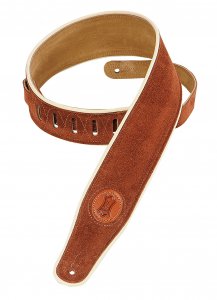 Levy's MSS3CP 2.5" Suede Strap in Rust