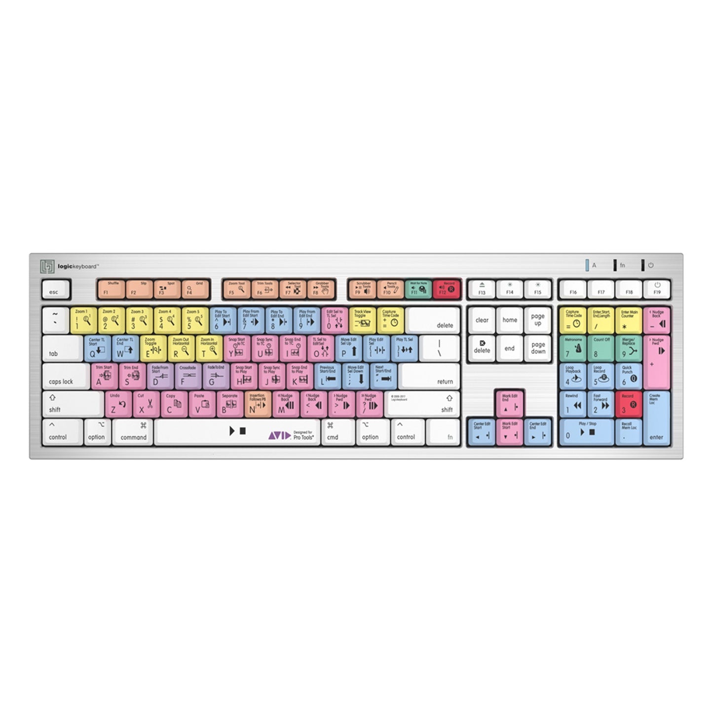 LogicKeyboard Pro Tools - Mac ALBA Keyboard