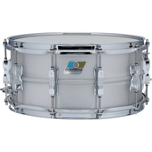 Ludwig Acrolite Classic Aluminum Snare Drum Matte Finish 6.5x14