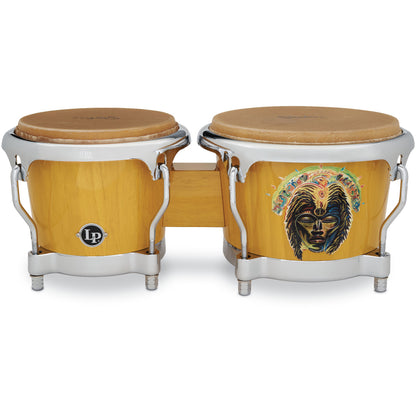 Latin Percussion Santana Africa Speaks 7-1/4-inch and 8-5/8-inch Bongo Set