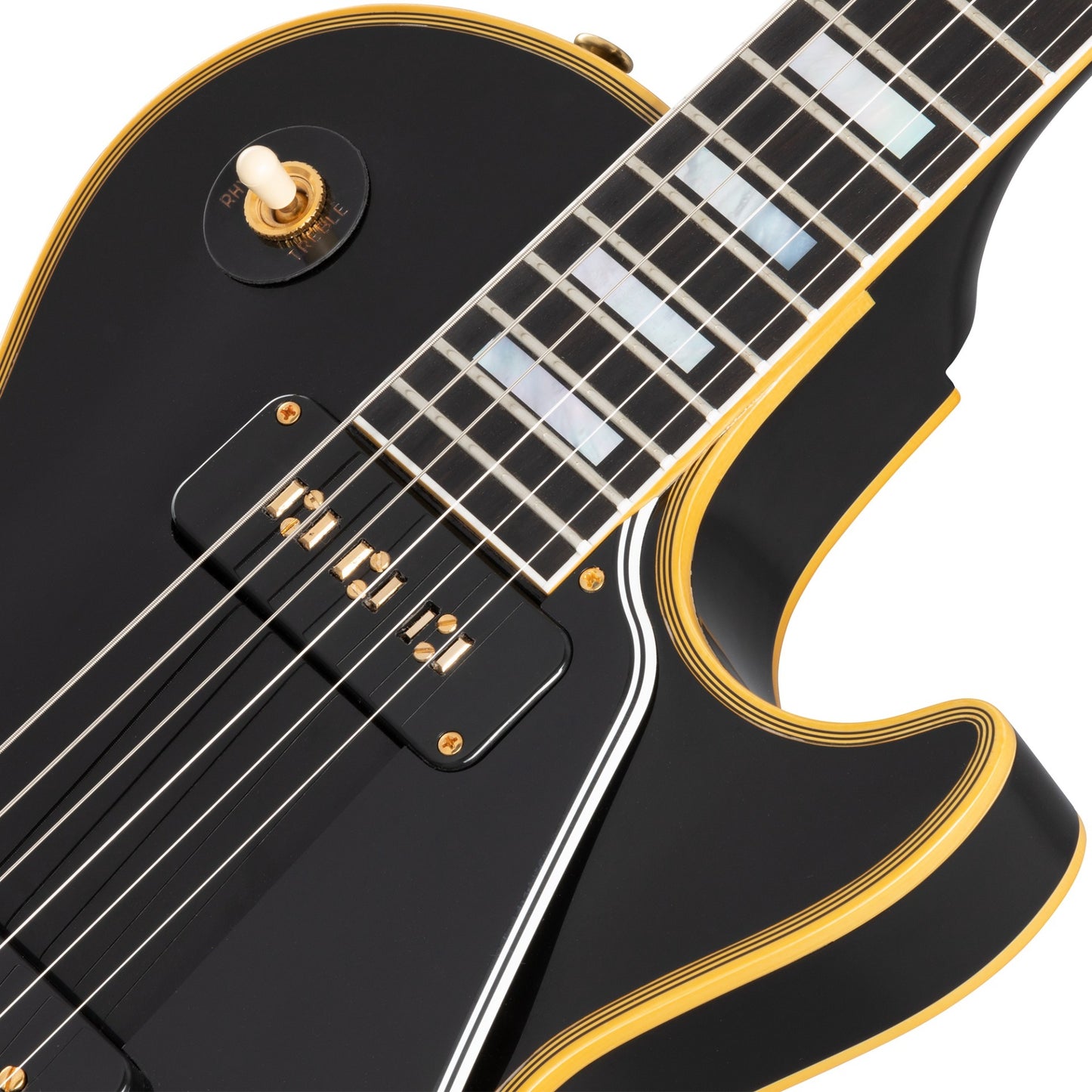Gibson 1954 Les Paul Custom Reissue VOS Electric Guitar - Ebony