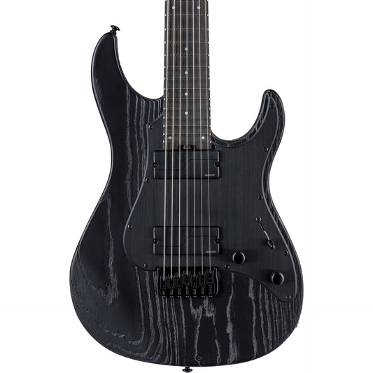 ESP LTD SN-1007HT Baritone Electric Guitar, Black Blast