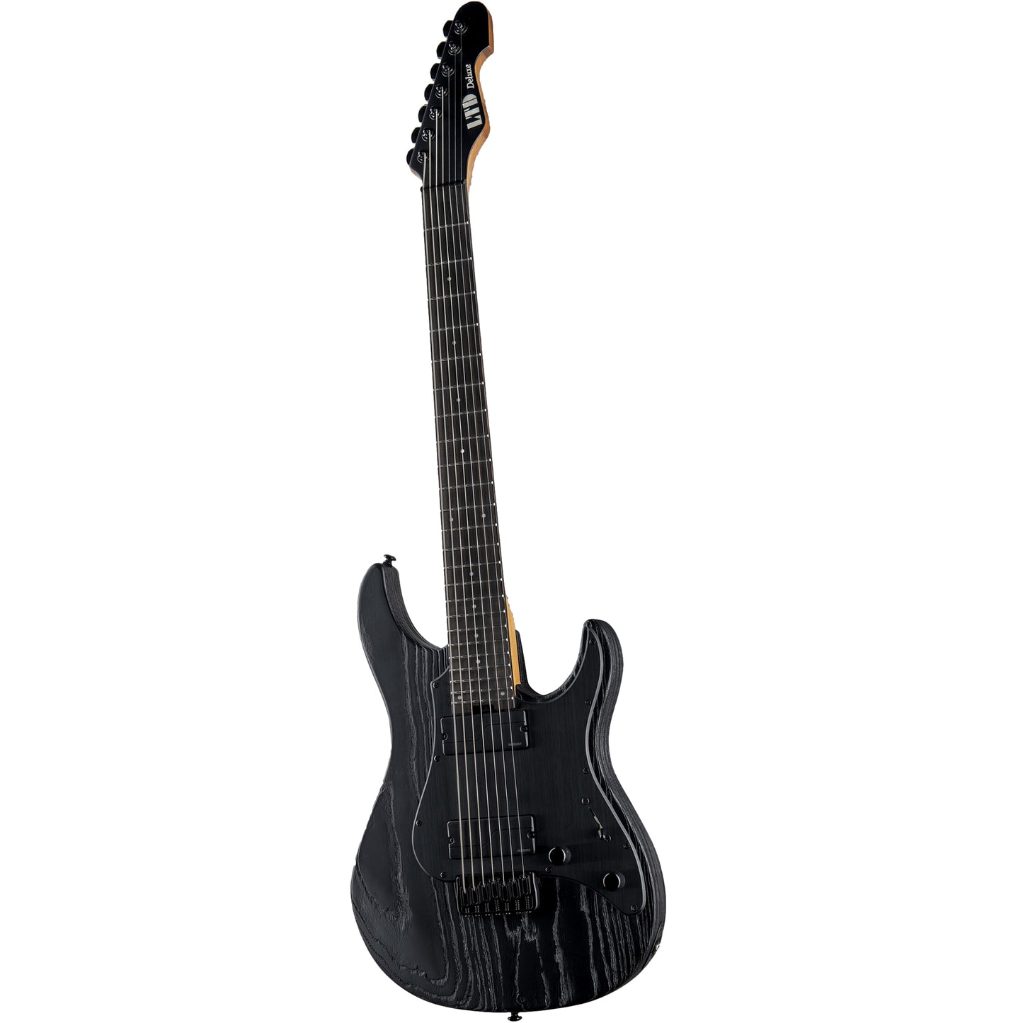 ESP LTD SN-1007HT Baritone Electric Guitar, Black Blast