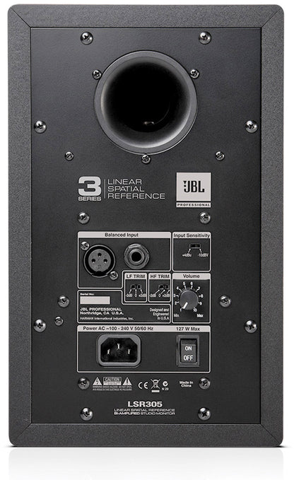 JBL LSR305 5” Powered Two-Way Studio Monitor Pair