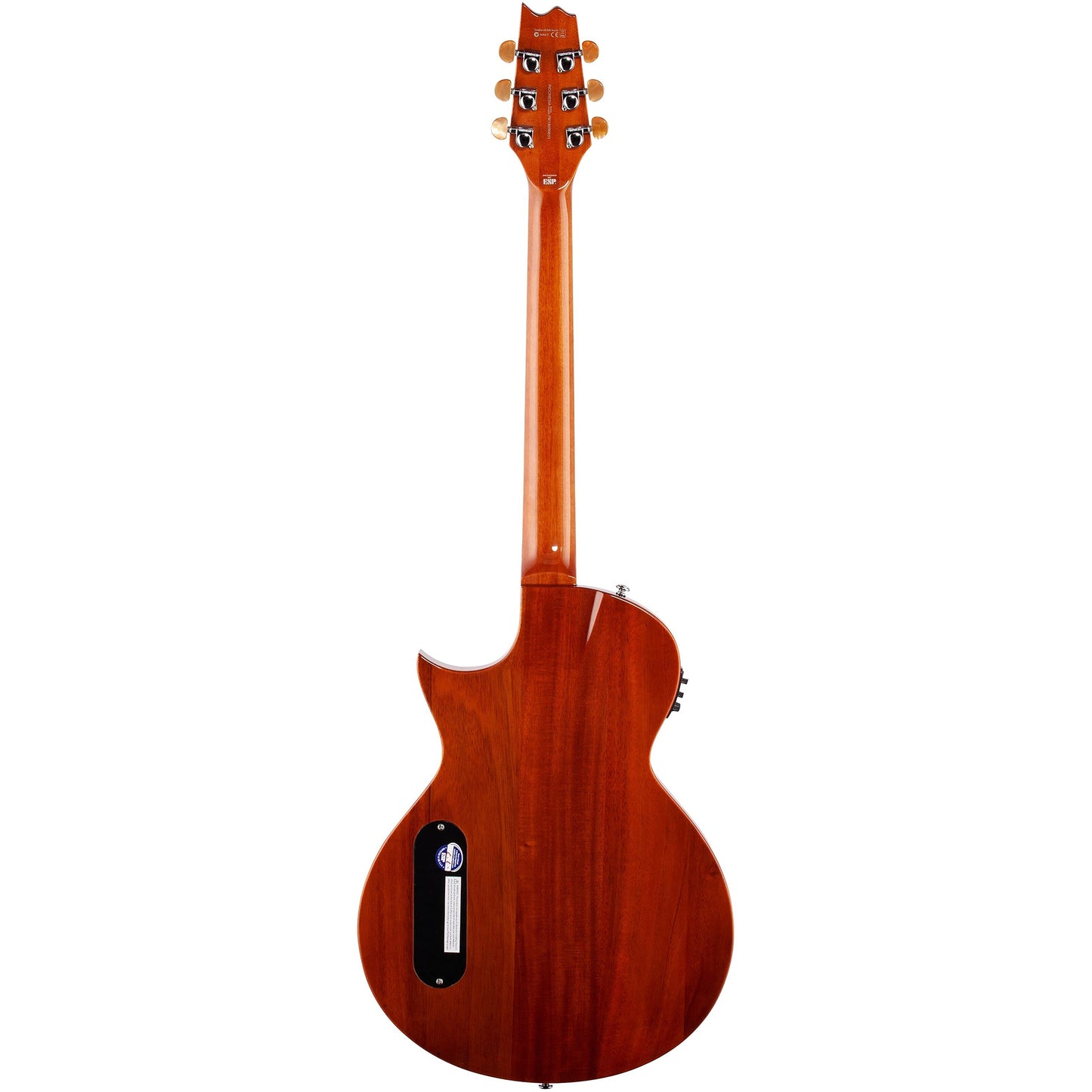 ESP LTD TL-6 Thinline Series Acoustic Electric Guitar, Tiger Eye Burst