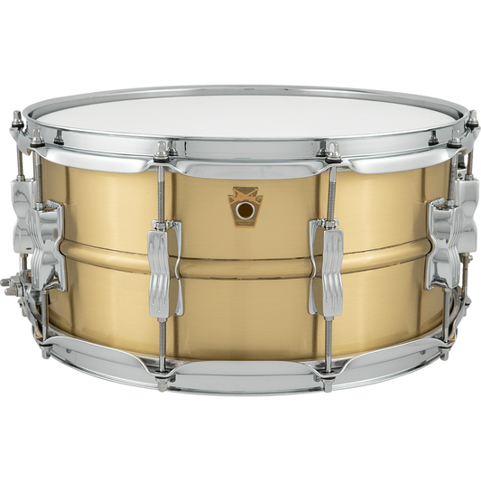 Ludwig LB654B Acro Brass Snare Drum 6.5x14, Brass
