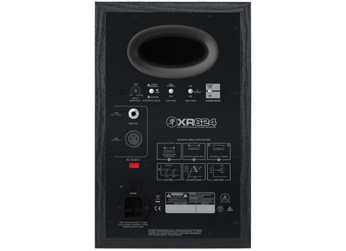 Mackie XR624 6.5" Powered Studio Monitor