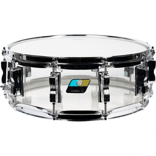 Ludwig Vistalite 14x5 Snare Drum w/ Supraphonic Snares, Blue Acrylic