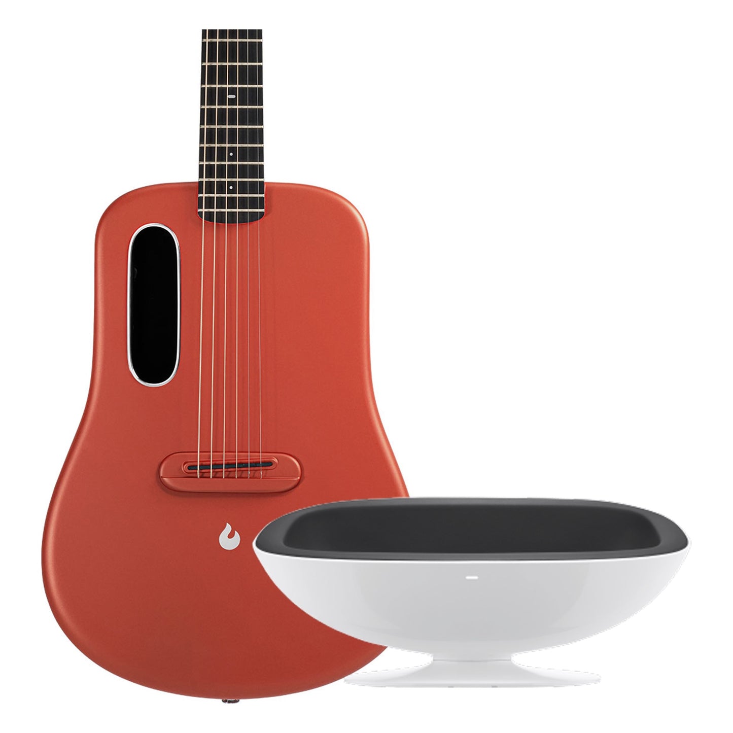 Lava Music Lava ME 3 36” Smart Guitar in Red w/ Space Bag