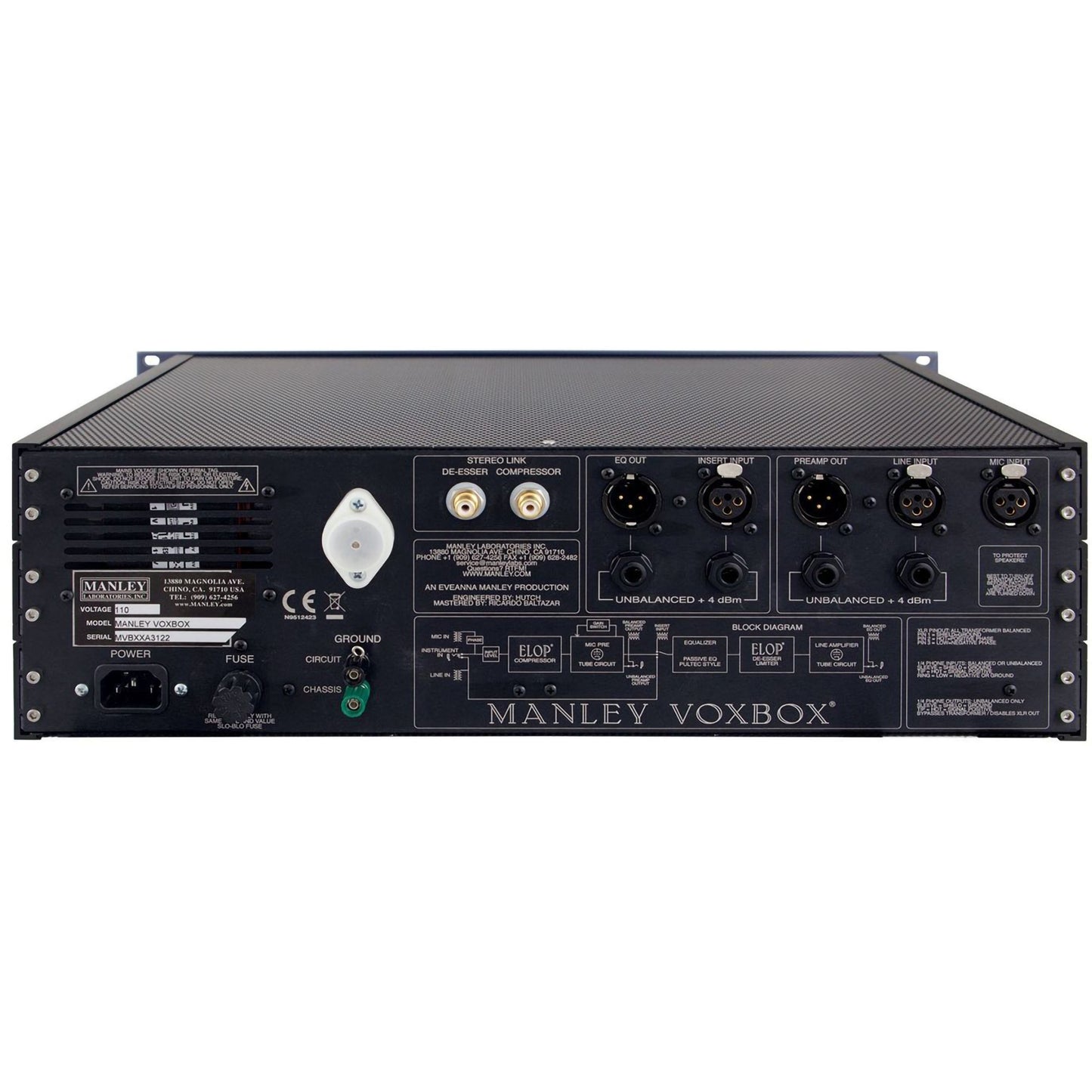 Manley Labs Voxbox Combo Microphone Preamp