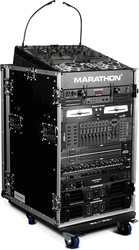 Marathon MA-11M16UW 11U Slant Mixer Rack 16U Vertical Rack System