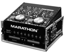 Marathon MA-M3U Fligh Road Case Slant Mixer CD Rack