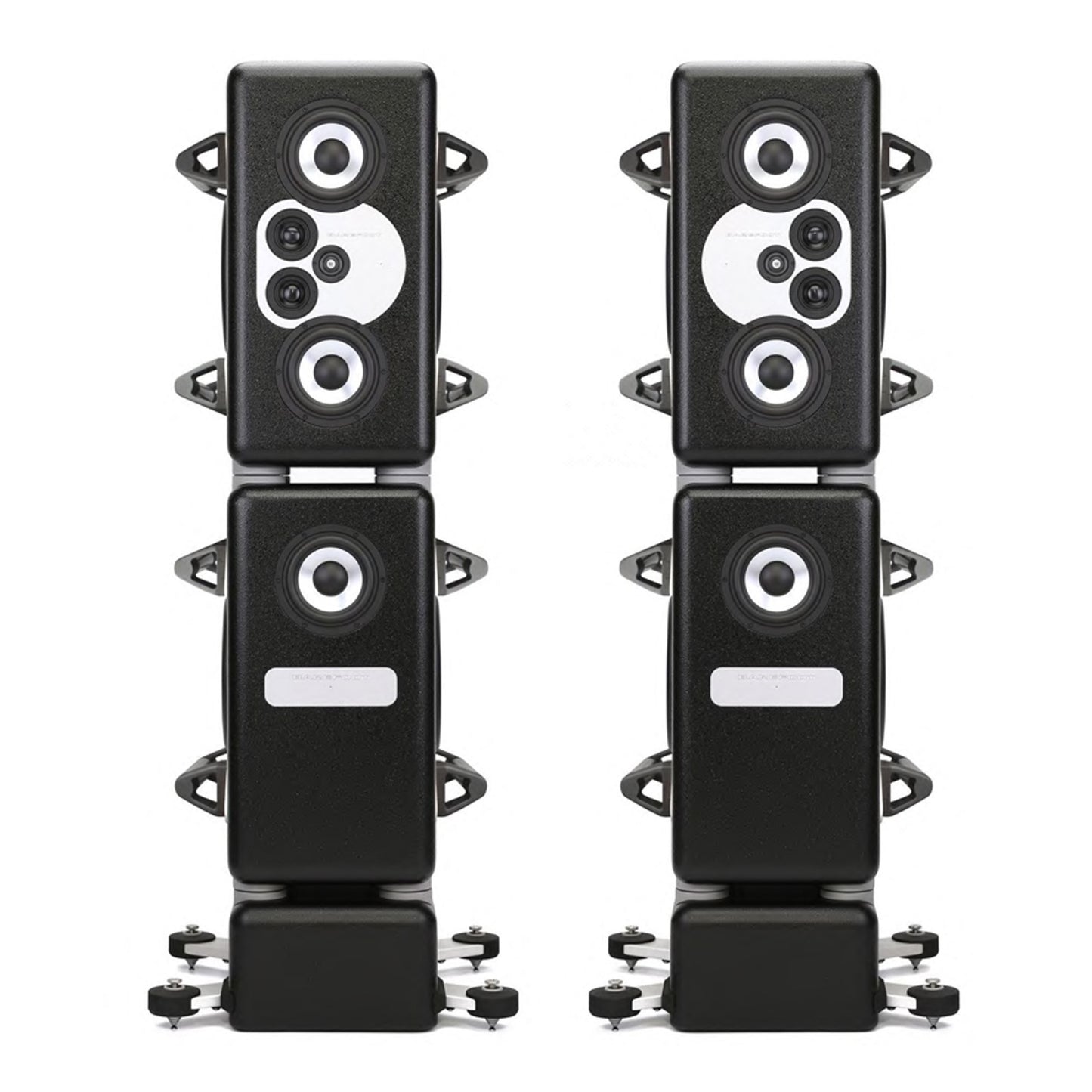 Barefoot MasterStack12 4-Way Active Monitor + Subwoofers, Pair w/ Handles